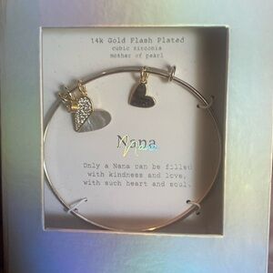 14k Gold Flash plated nana bracelet from target
